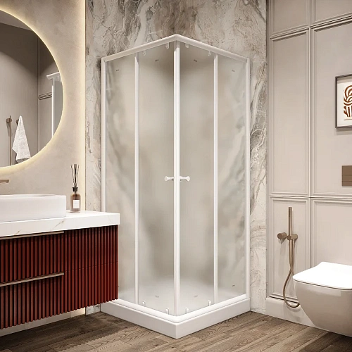 Душевой уголок Parly ZFQ81 с поддоном 80х80х190 Душевой уголок Parly ZFQ81 с поддоном 80х80х190