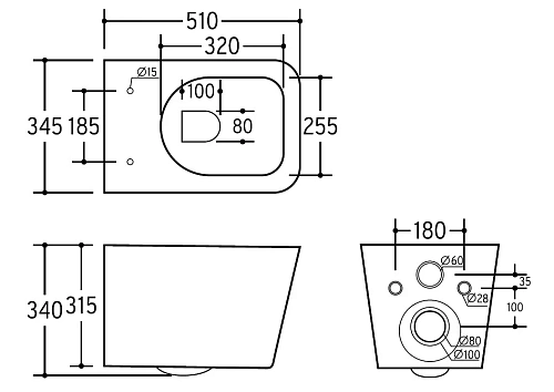 Унитаз подвесной CHARUS ALVA RIMLESS EWC700-114W безободковый, c легкосъемным сиденьем, с функцией микролифт Унитаз подвесной CHARUS ALVA RIMLESS EWC700-114W безободковый, c легкосъемным сиденьем, с функцией микролифт