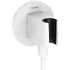 Шланговое подключение Hansgrohe FixFit Porter S с держателем для душа 26888700, матовый белый Шланговое подключение Hansgrohe FixFit Porter S с держателем для душа 26888700, матовый белый