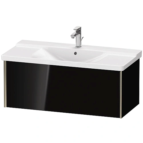 Тумба под раковину Duravit XVIU XV40170B140 подвесная 100 см черный глянцевый Тумба под раковину Duravit XVIU XV40170B140 подвесная 100 см черный глянцевый