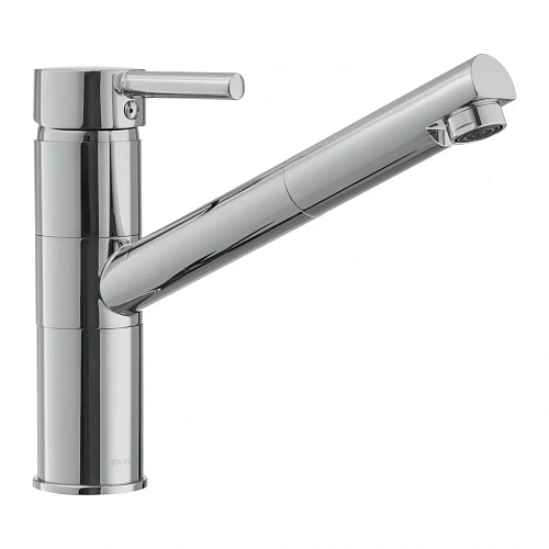 Смеситель для кухни Swedbe Selene 7041 с выдвижным изливом Смеситель для кухни Swedbe Selene 7041 с выдвижным изливом