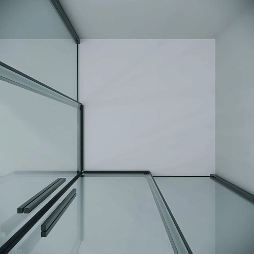 Душевая дверь GROSSMAN Galaxy 1/2.K33.01.11.42.00 (110x195) графит сатин, стекло прозрачное Душевая дверь GROSSMAN Galaxy 1/2.K33.01.11.42.00 (110x195) графит сатин, стекло прозрачное