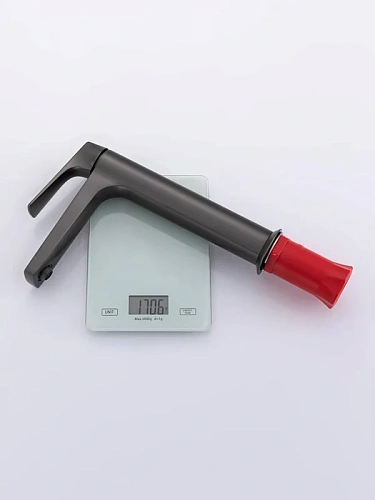 Смеситель для раковины Raglo R07.15.09 высокий, монолитный, графит Смеситель для раковины Raglo R07.15.09 высокий, монолитный, графит