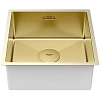 Кухонная мойка Paulmark NEXT 44 UNI, PM214444-LG, светлое золото, 440х440мм 1,2мм Кухонная мойка Paulmark NEXT 44 UNI, PM214444-LG, светлое золото, 440х440мм 1,2мм