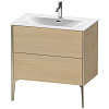 Картинка анонса товара «тумба под раковину duravit xviu xv43020b171 напольная 81 см средиземноморский дуб»