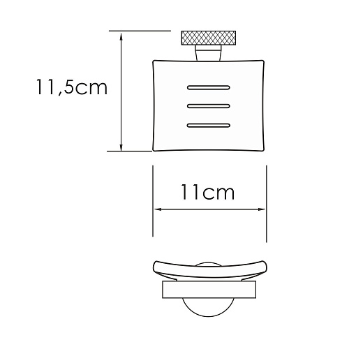 Мыльница WasserKRAFT Tauber K-64429 никель Мыльница WasserKRAFT Tauber K-64429 никель