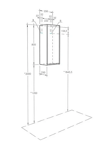 Шкаф Aquaton Марти белый глянец, дуб эндгрейн 1A270203MY010 Шкаф Aquaton Марти белый глянец, дуб эндгрейн 1A270203MY010