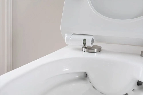 Унитаз подвесной Aquanet Rimless Roll-W CL-12249D с сиденьем Унитаз подвесной Aquanet Rimless Roll-W CL-12249D с сиденьем