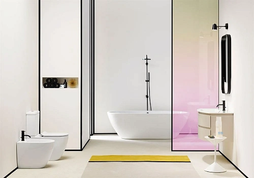 Биде напольное GSI PURA биде белый матовый (8862109) Биде напольное GSI PURA биде белый матовый (8862109)