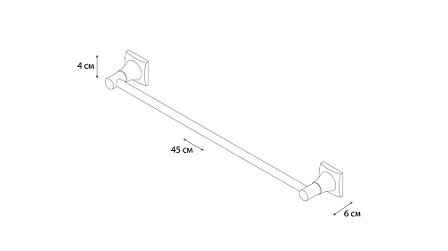 Полотенцедержатель Grampus Ocean GR-2001 Полотенцедержатель Grampus Ocean GR-2001