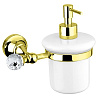 Картинка анонса товара «дозатор жидкого мыла cezares olimp-soi золото 24 карат-swarovski olimp-soi-03/24-sw»