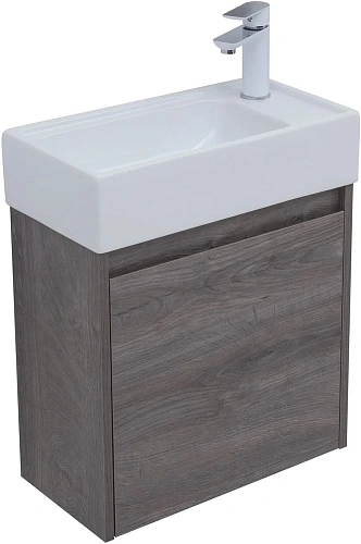 Тумба под раковину Aquanet Nova Lite 50 дуб рошелье (1 дверца) 00298854 Тумба под раковину Aquanet Nova Lite 50 дуб рошелье (1 дверца) 00298854