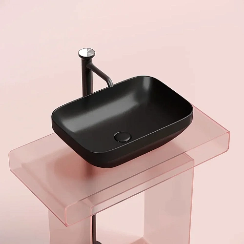 Раковина Ceramica Nova ELEMENT CN6055MB черный матовый накладная Раковина Ceramica Nova ELEMENT CN6055MB черный матовый накладная