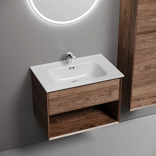 Тумба под раковину Sancos Marmi 1.0 MR1.070ECH 690х445х520 дуб чарльстон, подвесная Тумба под раковину Sancos Marmi 1.0 MR1.070ECH 690х445х520 дуб чарльстон, подвесная