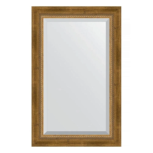 Зеркало в багетной раме Evoform Exclusive BY 3406 53 x 83 см, состаренная бронза с плетением Зеркало в багетной раме Evoform Exclusive BY 3406 53 x 83 см, состаренная бронза с плетением