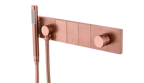 Смеситель для ванны Boheme ZODIAC 132-SYS-CB COPPER BRUSHED Смеситель для ванны Boheme ZODIAC 132-SYS-CB COPPER BRUSHED