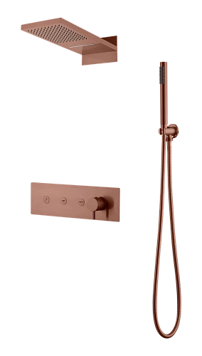 Душевая система Boheme Fusion 130-BRB встраиваемая BRUSHED BRONZE Душевая система Boheme Fusion 130-BRB встраиваемая BRUSHED BRONZE