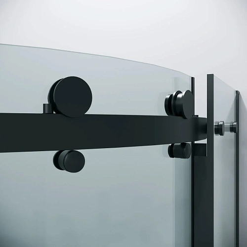 Душевой уголок GROSSMAN Classic 301.K33.04.1010.21.00 (100x100x195) полукруг,раздвиж,черн.мат,стекло прозрачн Душевой уголок GROSSMAN Classic 301.K33.04.1010.21.00 (100x100x195) полукруг,раздвиж,черн.мат,стекло прозрачн