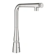 Смеситель для кухни GROHE Zedra SmartControl, суперсталь (31593DC2) с выдвижным L-образным изливом Смеситель для кухни GROHE Zedra SmartControl, суперсталь (31593DC2) с выдвижным L-образным изливом