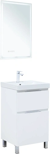 Тумба под раковину Aquanet Алвита New 50 00344131 напольная, белый матовый Тумба под раковину Aquanet Алвита New 50 00344131 напольная, белый матовый