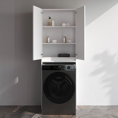 Шкаф AM.PM X-Joy M85CSX0652WG1 над стир.машиной с дверями, узкий, 65 см, белый Шкаф AM.PM X-Joy M85CSX0652WG1 над стир.машиной с дверями, узкий, 65 см, белый