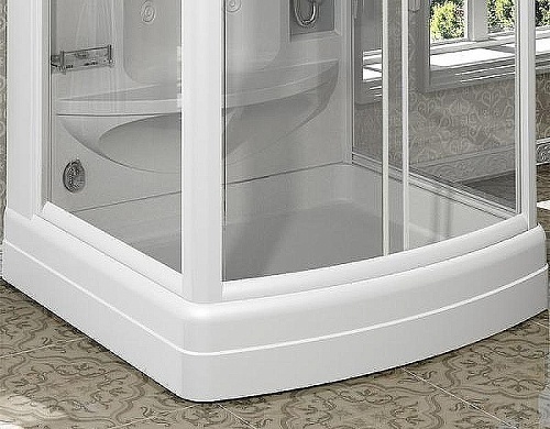 Душевая кабина Radomir Диана 108х118 1-05-1-0-0-0600 поддон с каркасом и сифоном, стекло прозрачное, профиль белый Душевая кабина Radomir Диана 108х118 1-05-1-0-0-0600 поддон с каркасом и сифоном, стекло прозрачное, профиль белый