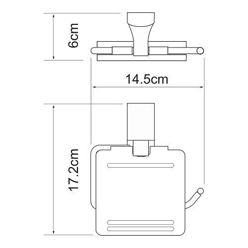 Держатель туалетной бумаги WasserKRAFT Leine K-5025WHITE белый/хром Держатель туалетной бумаги WasserKRAFT Leine K-5025WHITE белый/хром
