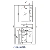 Тумба с раковиной Aquaton Лиана 65 (1A1657K0LL010) белая Тумба с раковиной Aquaton Лиана 65 (1A1657K0LL010) белая
