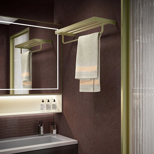 Полотенцедержатель Timo Petruma 15258/17 золото матовое Полотенцедержатель Timo Petruma 15258/17 золото матовое