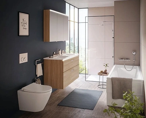 Комплект унитаза с инсталляцией Vitra Integra Round 9856B003-7205 сиденье микролифт, клавиша смыва х Комплект унитаза с инсталляцией Vitra Integra Round 9856B003-7205 сиденье микролифт, клавиша смыва х