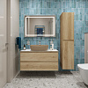 Картинка анонса товара «тумба со столешницей и раковиной belbagno kraft 100 kraft100rnn-kepbo-1302h316-set подвесная kraft100rnn-kepbo-1302h316-set»