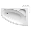 Картинка анонса товара «акриловая ванна ravak asymmetric 150x100 p c451000000 (правая)»