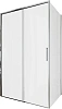 Душевой уголок Aquanet Pleasure Evo 120x100 AE65-120x100-CT профиль хром, прозрачное стекло