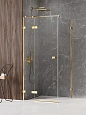 Душевой уголок NEW TRENDY AVEXA GOLD SHINE L 80x110x200 EXK-1652 золото Душевой уголок NEW TRENDY AVEXA GOLD SHINE L 80x110x200 EXK-1652 золото