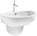 Раковина Cersanit KIOTO 80 O-UM-KIO80/1 Раковина Cersanit KIOTO 80 O-UM-KIO80/1