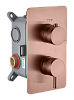 Картинка анонса товара «смеситель для душа boheme cell 135-2-cb встраиваемый copper brushed»