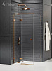 Картинка анонса товара «душевой уголок new trendy avexa copper brushed l 90x100x200 exk-3554 брашированная медь»