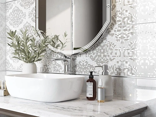 Бордюр Cersanit Dallas светло-серый 6x60 DA1L521 Бордюр Cersanit Dallas светло-серый 6x60 DA1L521