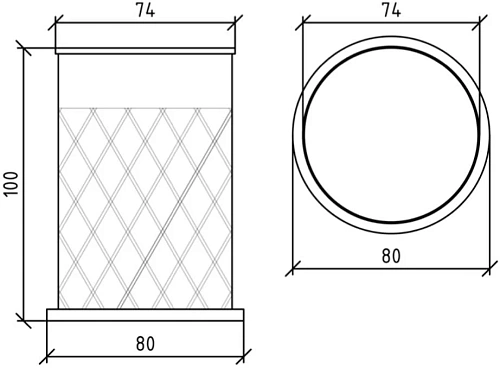 Стакан Boheme Murano Cristal 10218 золото Стакан Boheme Murano Cristal 10218 золото