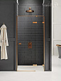 Душевая дверь NEW TRENDY AVEXA COPPER BRUSHED 120x200 EXK-3540 брашированная медь Душевая дверь NEW TRENDY AVEXA COPPER BRUSHED 120x200 EXK-3540 брашированная медь