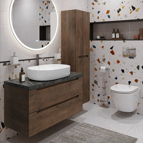 Тумба со столешницей и раковиной BelBagno ETNA 100 etna100rw-kepmno-1084-set подвесная ETNA100RW-KEPMNO-1084-SET Тумба со столешницей и раковиной BelBagno ETNA 100 etna100rw-kepmno-1084-set подвесная ETNA100RW-KEPMNO-1084-SET