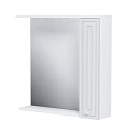 Зеркальный шкаф Damixa Palace One M41MPR0751WG правый, 75 см, с подсветкой, белый Зеркальный шкаф Damixa Palace One M41MPR0751WG правый, 75 см, с подсветкой, белый