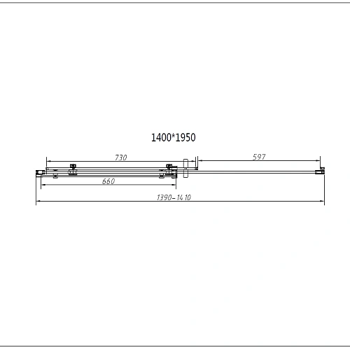 Душевая дверь Vincea Como-N VDS-4CN140CGB, 1400, черный, стекло тонированное Душевая дверь Vincea Como-N VDS-4CN140CGB, 1400, черный, стекло тонированное