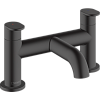 Картинка анонса товара «смеситель для ванны hansgrohe vernis blend 71442670, матовый черный на 2 отверстия»