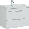Тумба под раковину Aquanet Ирис new 815 белый глянец (2 ящика) 00310146 Тумба под раковину Aquanet Ирис new 815 белый глянец (2 ящика) 00310146