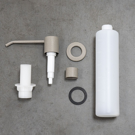 дозатор жидкого мылаLemark EXPERT LM8201, врезной, грей дозатор жидкого мылаLemark EXPERT LM8201, врезной, грей