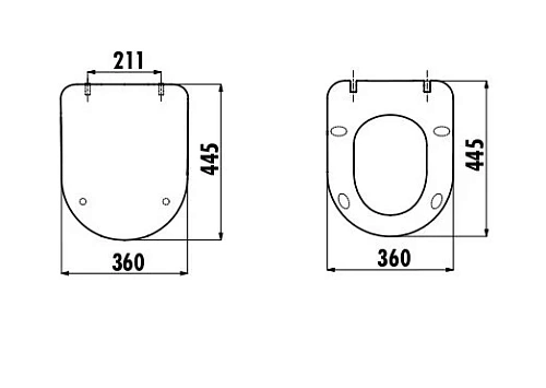 Крышка-сиденье Creavit Duck KC0903.01.0800E Крышка-сиденье Creavit Duck KC0903.01.0800E