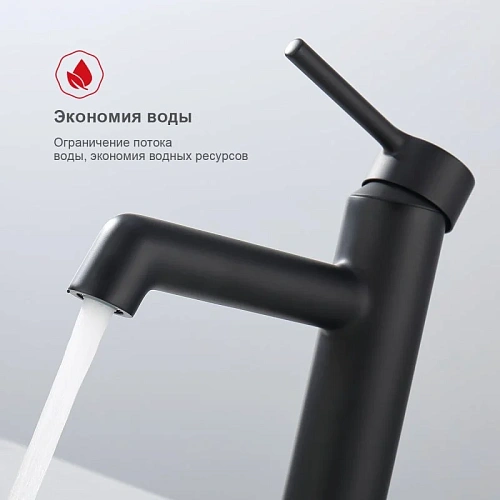 Смеситель для раковины Raglo R20.10.06, черный Смеситель для раковины Raglo R20.10.06, черный