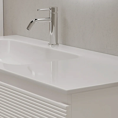 Тумба под раковину Sancos Folk FL100LW левая 995х445х500 Bianco, подвесная Тумба под раковину Sancos Folk FL100LW левая 995х445х500 Bianco, подвесная