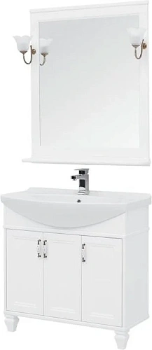 Комплект мебели Aquanet Валенса NEW 85 белый 00240421 Комплект мебели Aquanet Валенса NEW 85 белый 00240421